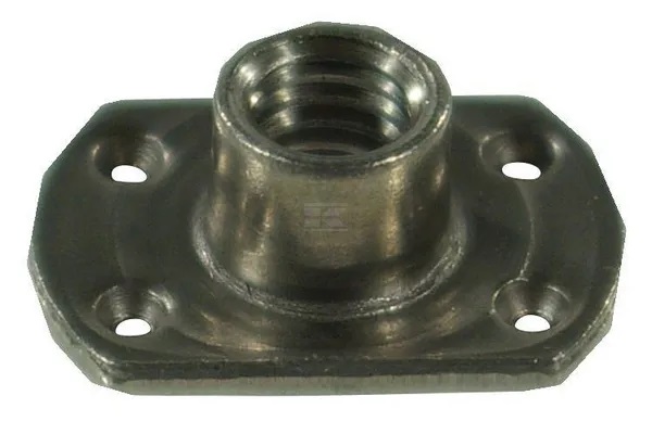 Hitsausmutteri laipalla musta M8 - Pultit ja mutterit, metrinen kierre - 8716106682843 - 1