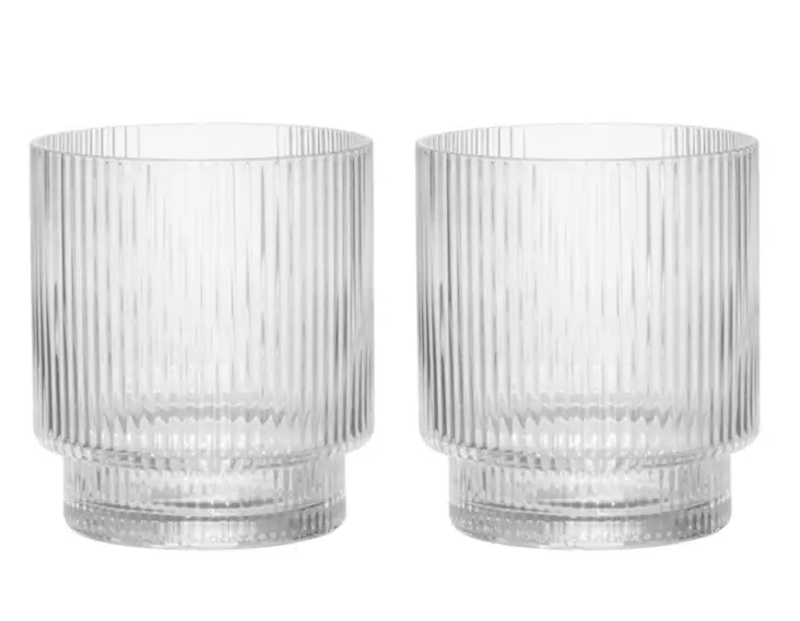 Juomalasi vekattu 31cl 2 kpl/pkt - Tarjoiluastiat, kattaus - 6410416408163 - 1