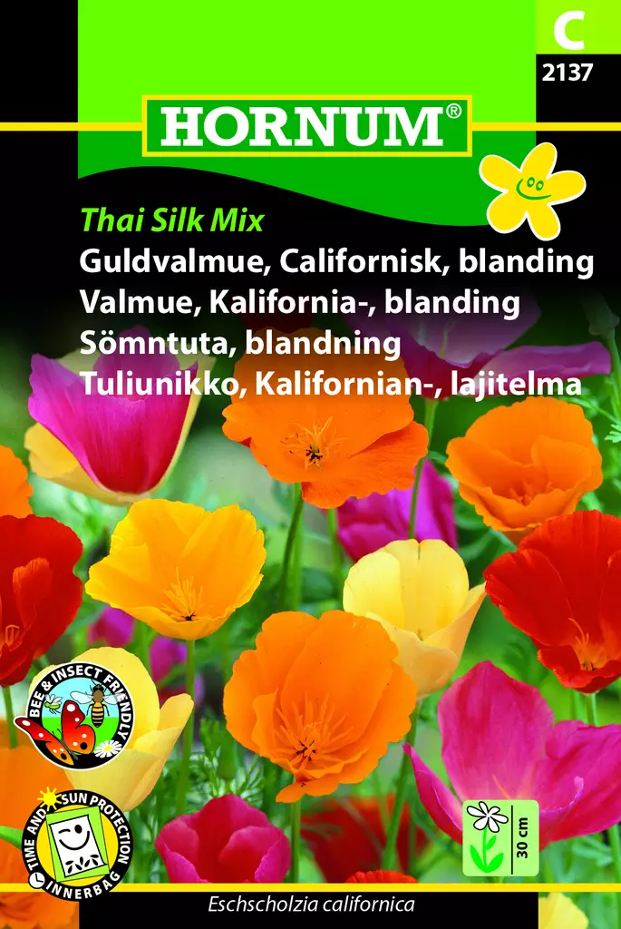 Kaliforniantuliunikko lajitelma Thai Silk Mixed - Siemenet ja siemenperunat - 5708787021373 - 1