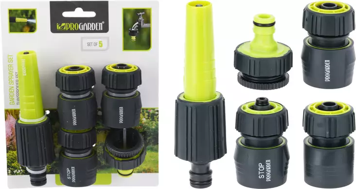 Kasteluruiskusetti 7-os. - Letkuliittimet - 8721037336093 - 1