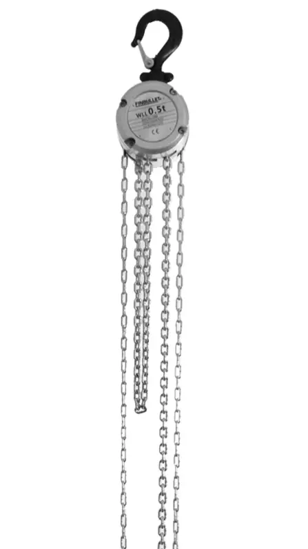 Ketjutalja Alu 500kg CE Alumiini G80 - Nostimet ja tunkit - 6438152019603 - 1