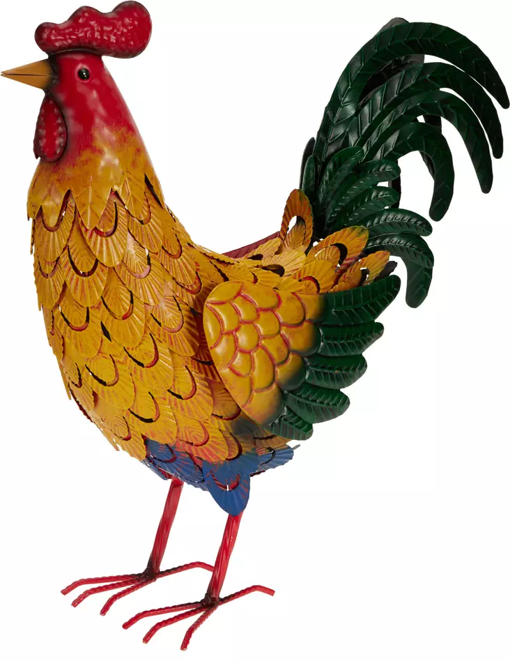 Kukko puutarhapatsas 45 cm - Puutarhapatsaat, koristeet - 8721037871143 - 1