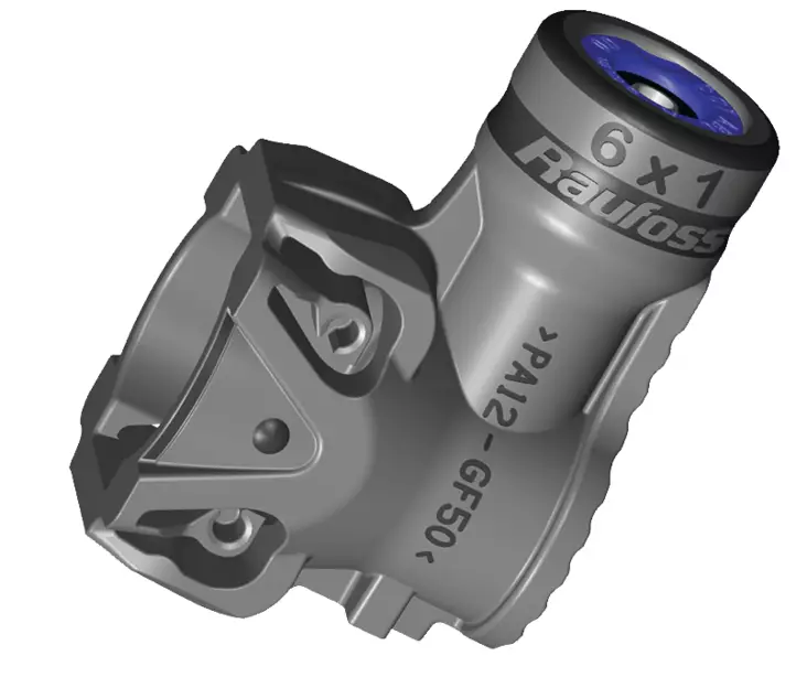 Kulmapistoliitin ABC 90° Muovi 12x1.5 - Paineilmajärjestelmä - svm000007113 - 1