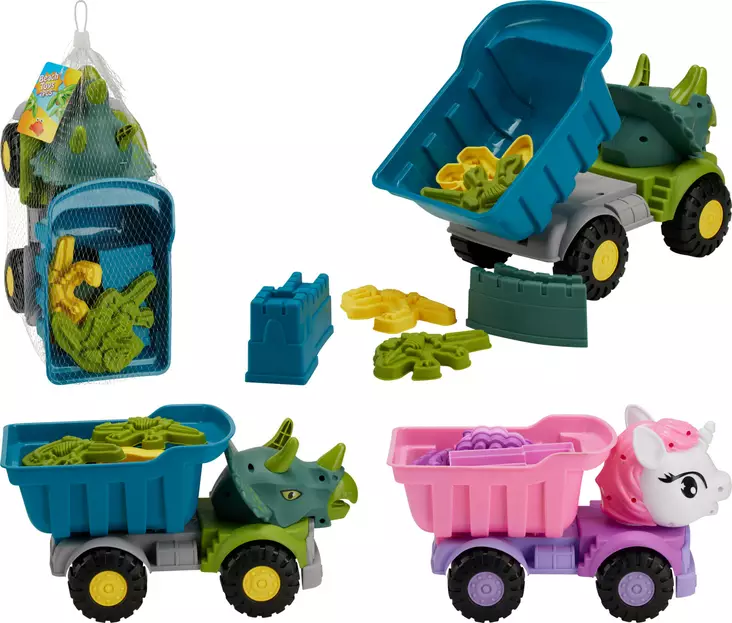 Kuorma-auto hiekkalelusetti 7-os. - Kesälelut - 8721037888493 - 1