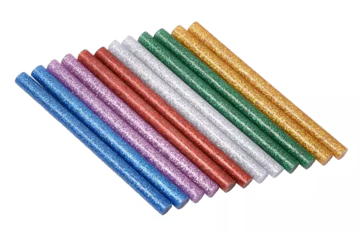 Kuumaliimapuikko värilajitelma 12-os. - Askartelutarvikkeet - 6438152022153 - 1