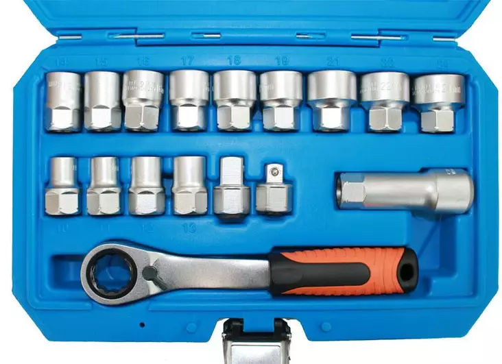 Läpireikähylsysarja 10-24 mm - Hylsyt ja -sarjat - 6430074690533 - 1