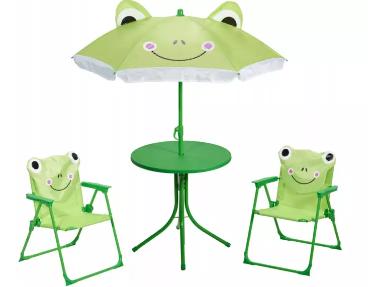 Lasten puutarhapöytä ja -tuolit Sammakko - Puutarhakalusteet - 8721037875523 - 1