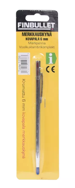 Merkkauskynä kovapala 6 mm - Merkkausvälineet - 6438152012383 - 1