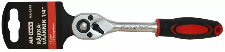 Räikkäväännin 1/4" suora - Hylsyt ja -sarjat - 6430074695583 - 1