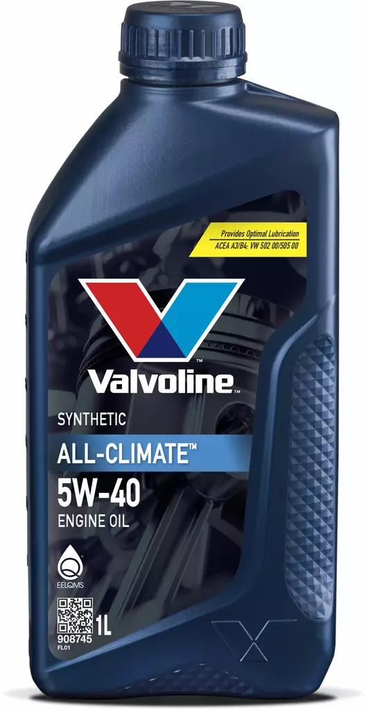 Valvoline All Climate 5W-40 moottoriöljy 1 l - Moottoriöljyt - 8710941015743 - 1