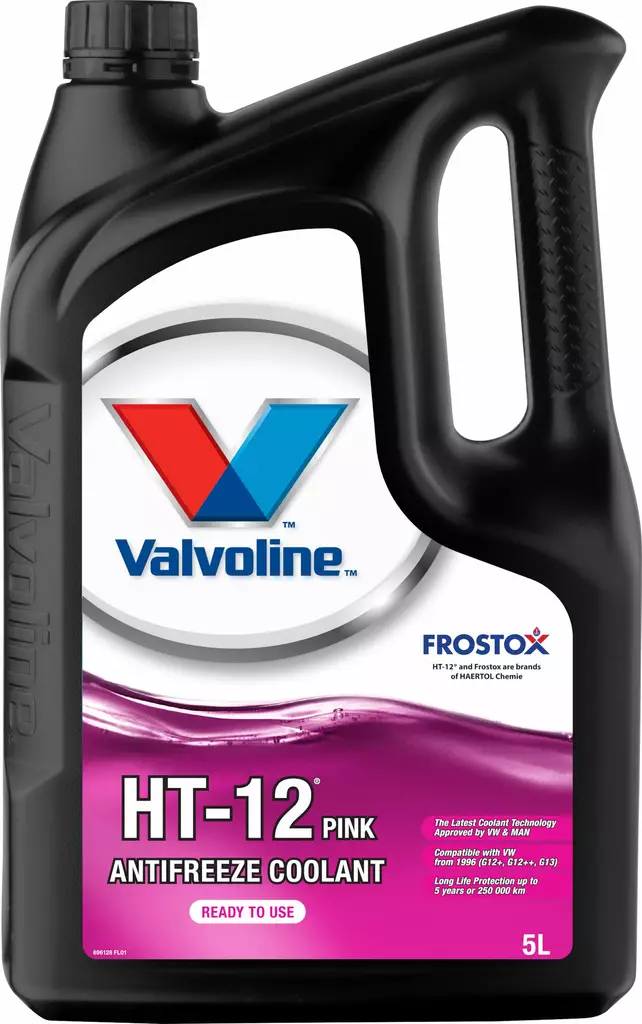 Valvoline HT-12 RTU käyttövalmis vaaleanpunainen jäähdytinneste 5 l - Autokemikaalit - 8710941018553 - 1