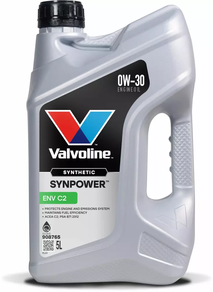 Valvoline Synpower ENV C2 0W-30 moottoriöljy 5 l - Moottoriöljyt - 8710941018133 - 1