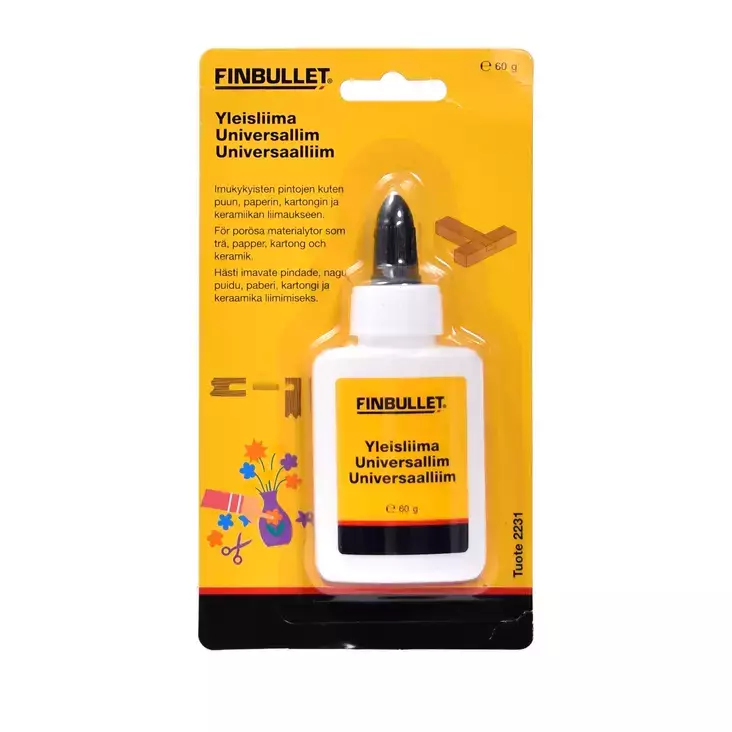 Yleisliima puu/paperi 60g - Liimat - 6438152022313 - 1