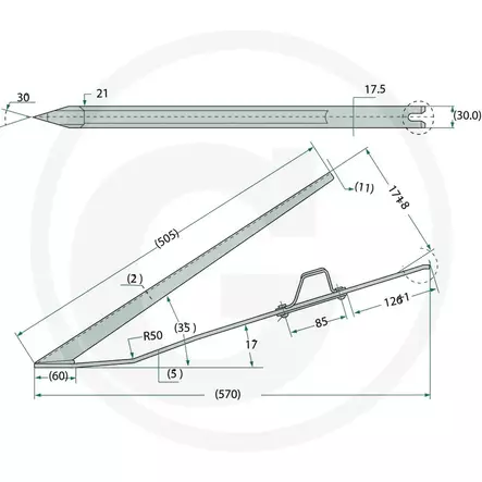 Laonnostopiikki Claas - Leikkuupuimurit - 4250808754834 - 2