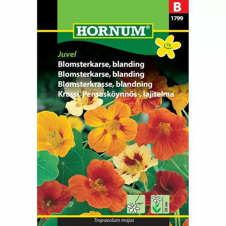 Pensasköynnöskrassi Juvel väriseos - Siemenet ja siemenperunat - 5708787017994 - 1