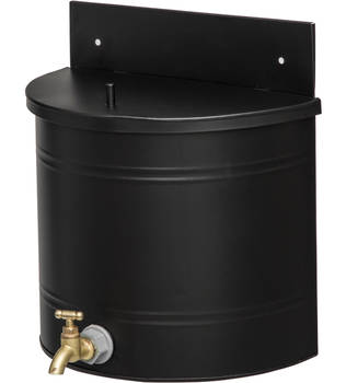 Pesusäiliö seinälle mattamusta - Käymälät, tarvikkeet - 6410413040854 - 1