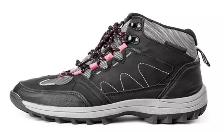 Retkeilykengät naisten musta/pinkki - Retkeilyasusteet - svm0000008594 - 2