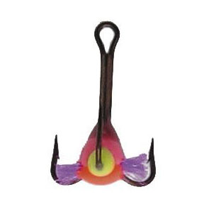 Värikoukku 3-haarainen #14 väri 14 - Mormyskat ja värikoukut - 7340010340714 - 1