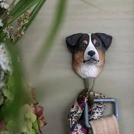 Wildlife Garden seinäkoukku Australianpaimenkoira - Luontoaiheiset tuotteet - WG4494 - 2