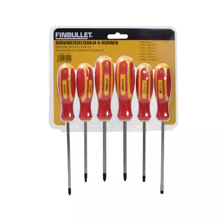 Finbullet Ruuvimeisselisarja 6-os - Ruuvimeisselit ja -sarjat - 6430017700954 - 1