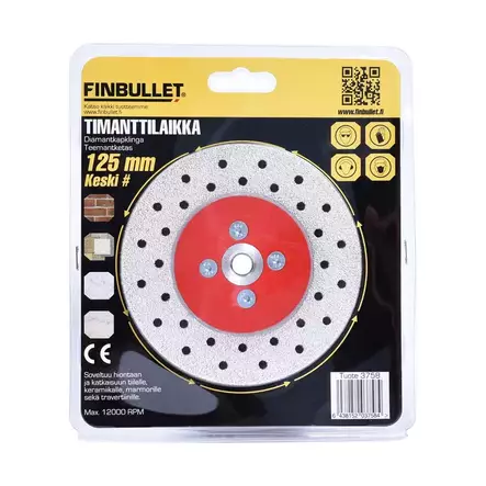 Timanttilaikka M14*125 mm medium - Katkaisulaikat - 6438152037584 - 2