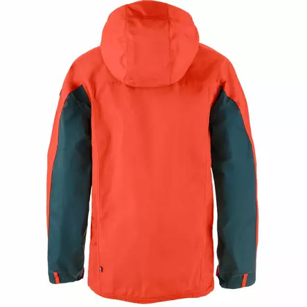 Fjällräven Bergtagen G-1000 Jacket W Flame Orange-Mountain Blue - Retkeilyasusteet - 7323451058714 - 2
