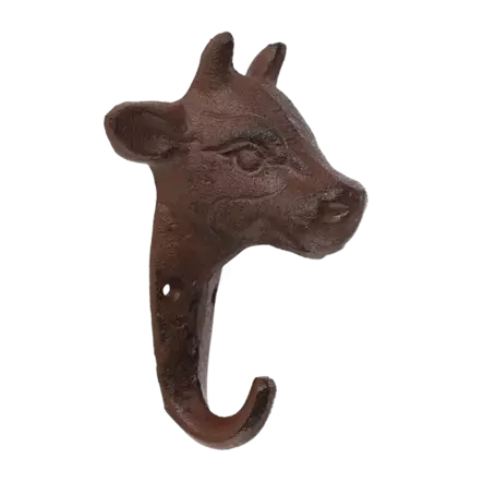 Seinäkoukku Lehmä valurautaa - Seinäkoukut, naulakot - 8714982268434 - 1