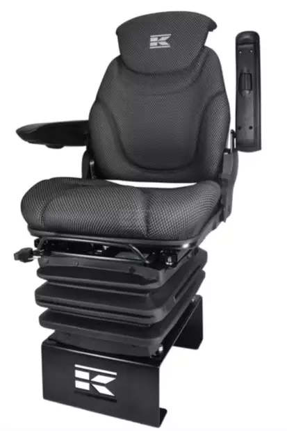 K-Lux ilmajousitettu istuin 490mm 12V - Traktorin istuimet - 8719493533774 - 1