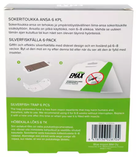 Emax Sokeritoukka-ansa 6 kpl - Muut karkotteet - 6418536028704 - 2