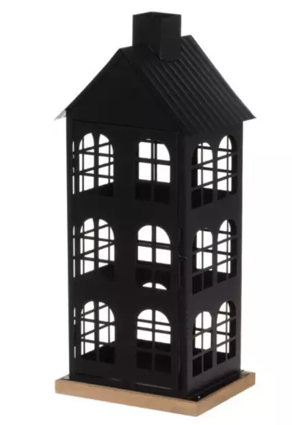 Lyhty Talo musta 42 cm - Lyhdyt - 6410416279824 - 1