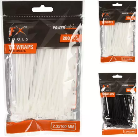 Nippuside 2,3x100 mm 200 kpl/pkt - Nippusiteet - 8720573888684 - 1