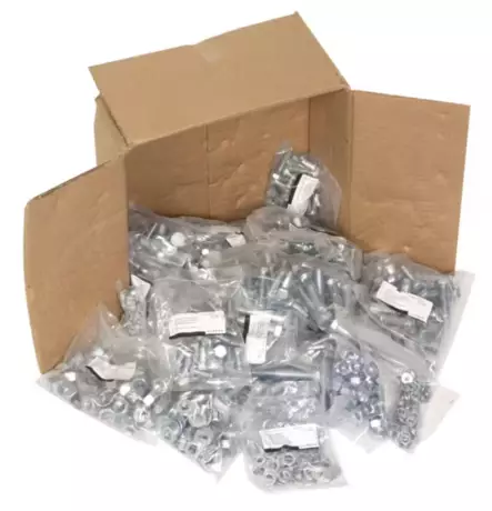 Pulttivalikoima muttereilla ja aluslevyillä - Pultit ja mutterit - 5700033340184 - 1