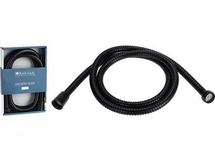 Suihkuletku musta 150 cm - Kylpyhuonetarvikkeet - 8720573366144 - 1
