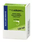 Airam naulakiinnike 7-10 100 kpl/pkt - Muut sähköasennustarvikkeet - 6435200175694 - 1