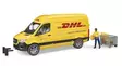 Bruder MB Sprinter DHL kuljettajalla - Bruder työkonelelut - 4001702026714 - 1