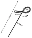 Jälkiäkeen piikki 10 x 545 mm - Maanmuokkaustarvikkeet - 5700030895564 - 1