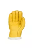 Naudannahkainen talvikäsine teddyvuorella keltainen - Työkäsineet - 6418326250384 - 2