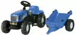 Polkutraktori New Holland TVT 190 perävaunulla - Polkutraktorit ja -autot - 4006485013074 - 1
