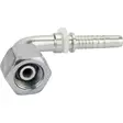 Puristettava liitin DN06 1/4" BSP naaras/uros 90° - Hydrauliikka - 8716106440894 - 1