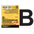 Tarrakirjain B 100 mm - Postilaatikot ja numerot - 6438152088814 - 1