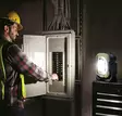 Työvalo ladattava 1300lm COB LED 9000mAh vihreä powerbank - Työmaavalaisimet - 6418536040904 - 1