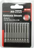Kärkisarja 10 kpl, 50 mm torx, S2 - Ruuvauskärjet ja -sarjat - 6430074697884 - 1