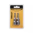 Magneettihylsy 13 mm x 65 mm 1/4" 2 kpl - Hylsyt ja -sarjat - 6438152040454 - 2