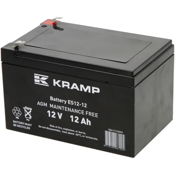 Akku Kramp 12V 12Ah - Käynnistysakut - 8716106061204 - 1