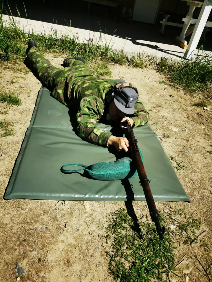 Ampuma-alusta 95x200 cm kokoontaittuva - Ase- ja ampumatarvikkeet - svm0000002794 - 1