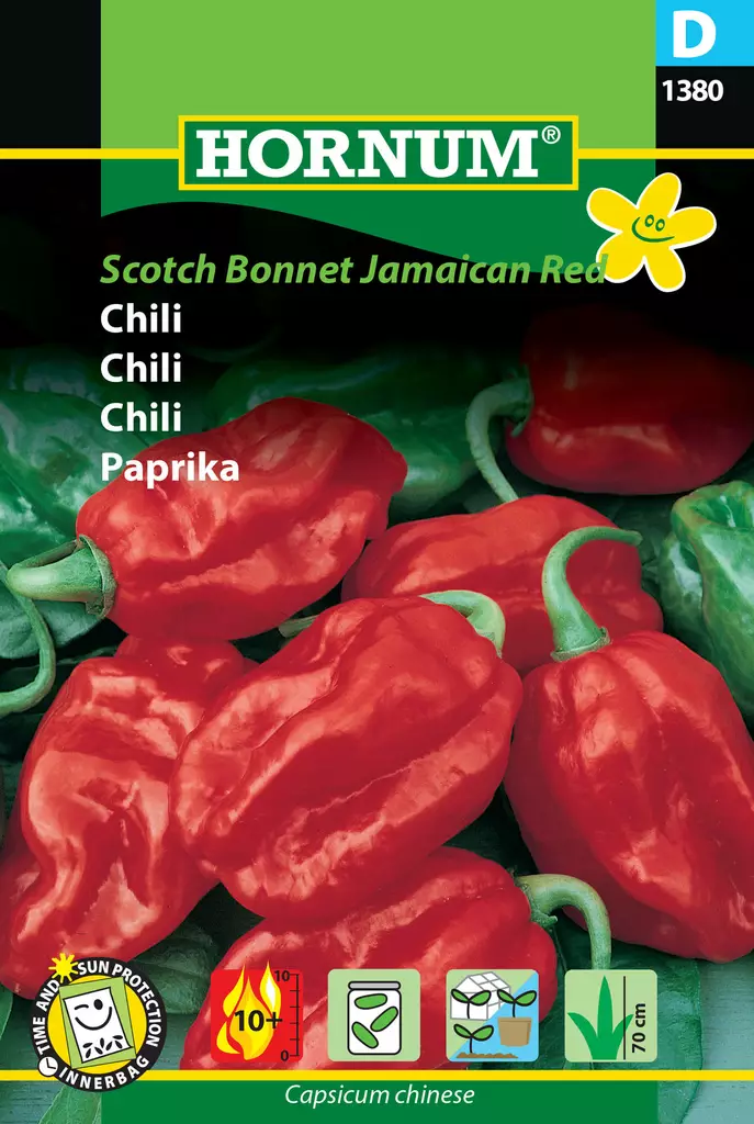 Chili ´Scotch Bonnet Jamaican Red´ - Siemenet ja siemenperunat - 5708787013804 - 1