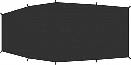 Fjällräven Shape 3 Footprint Black - Teltat - 7323450207274 - 1