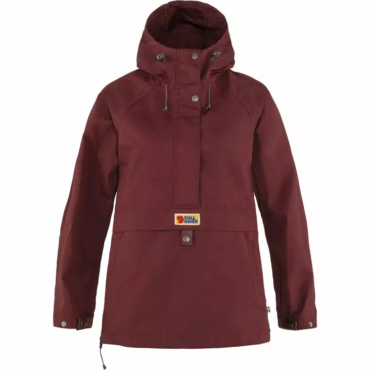 Fjällräven Vardag Anorak W Bordeaux Red - Retkeilyasusteet - 7323450758684 - 1