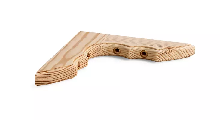 Habo kannatin 167 valkoinen ja käsittelemätön - Kannattimet ja seinäkiskot - 7392208407334 - 1