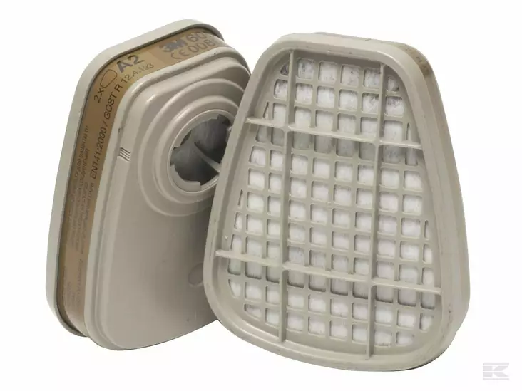 Kaasusuodatin 3M 6055 A2 2 kpl/pkt - Hengityssuojaimet - 5700030178384 - 1